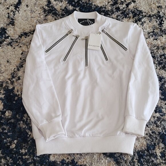 Dead Than Cool Los Angeles Men's Streetwear White Sweatshirt Series One 2018 - Picture 1 of 13